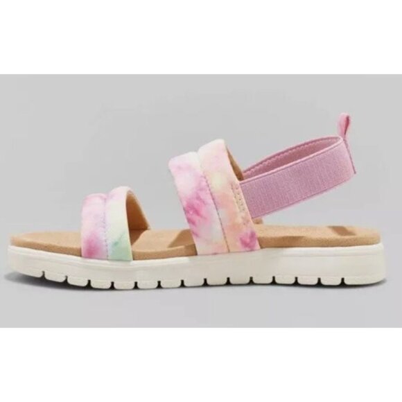 Girls' Chaya Footbed Sandals Cat &‎ Jack NWOT - Picture 2 of 4